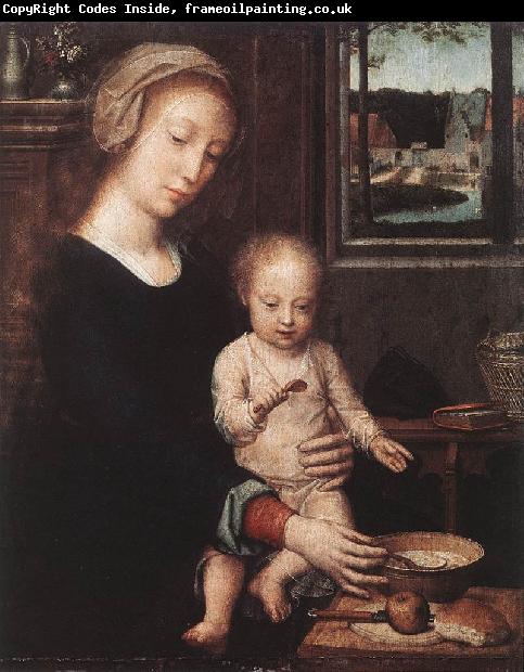 DAVID, Gerard Madonna and Child with the Milk Soup dgw